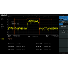 Advanced measurement kit (AMK-SSA3000X) includes on-screen ACPR measurements